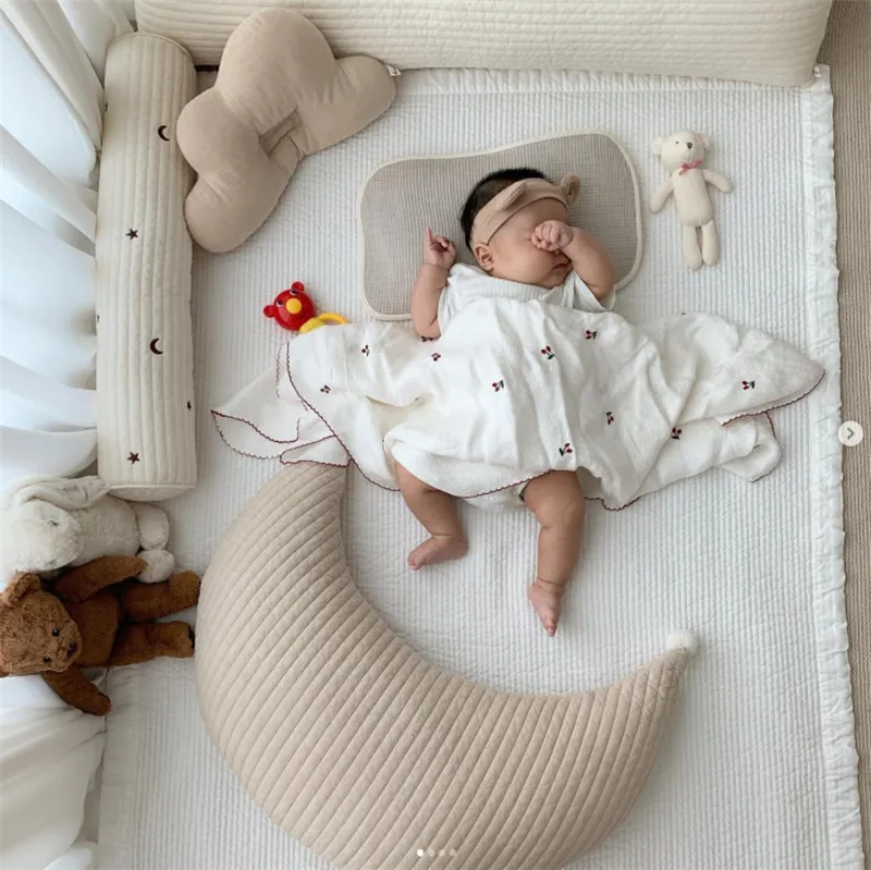 U Shape Baby Breastfeeding Pillows Cotton Nursing Head Support Cushion Newborn for Outdoor Traveling Camping Portable Cushions