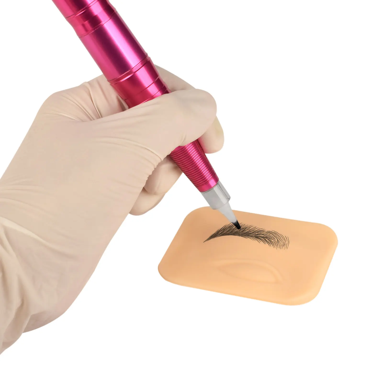 Silicone Tattoo 3D Eyebrow Practice Skin for Beginner Microblading Permanent Makeup Eyebrows Artific Skin Tattoo Accesories smile