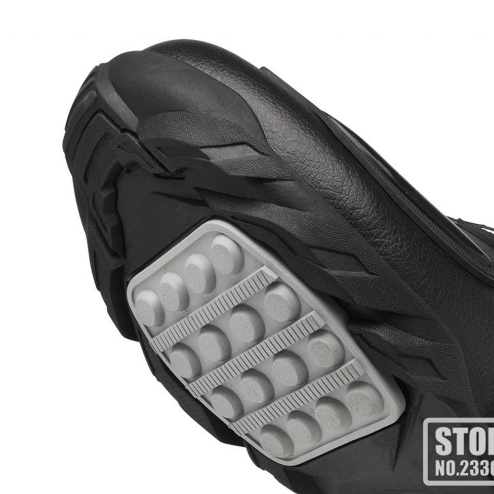 Motorcycle Men Boots Women Breathable ddmysmile Motocross Boot PU Leather Botas Para Motociclista Motorbike Riding Boots Four-Season Smile