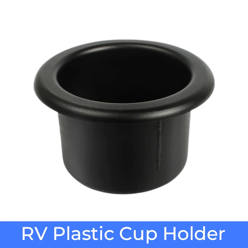 Black Car Cup Water Drink Holder Recessed For RV Car Marine Boat Trailer Plastic Cup Holder Interior Accessories Dropshipping