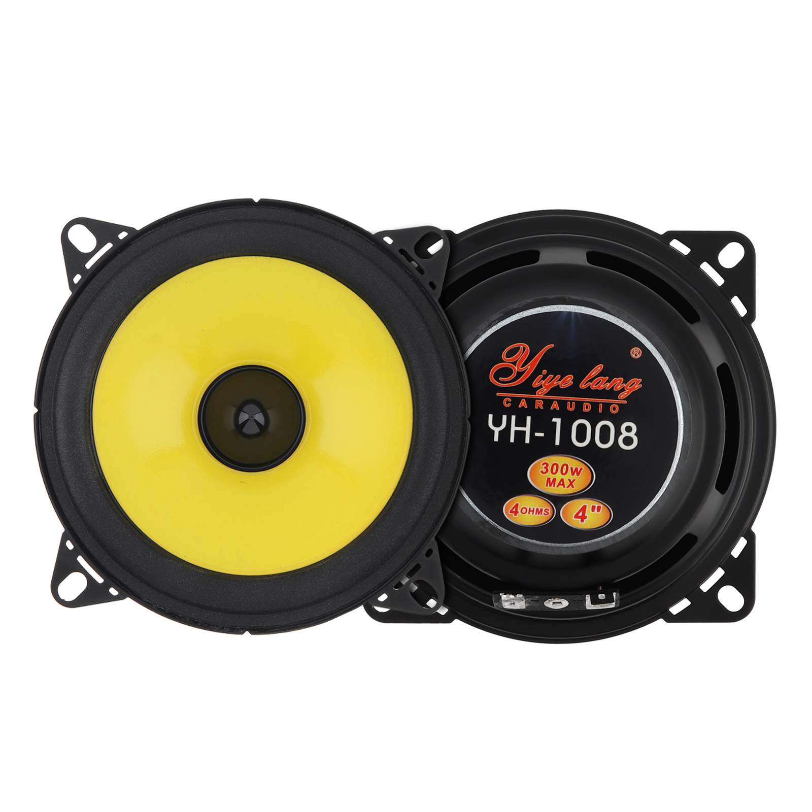 2pcs 4/5 Inch 300W/400W Car Audio Speakers Universal Heavy Mid-bass Ultra-thin Modified Subwoofer Non-destructive Installation