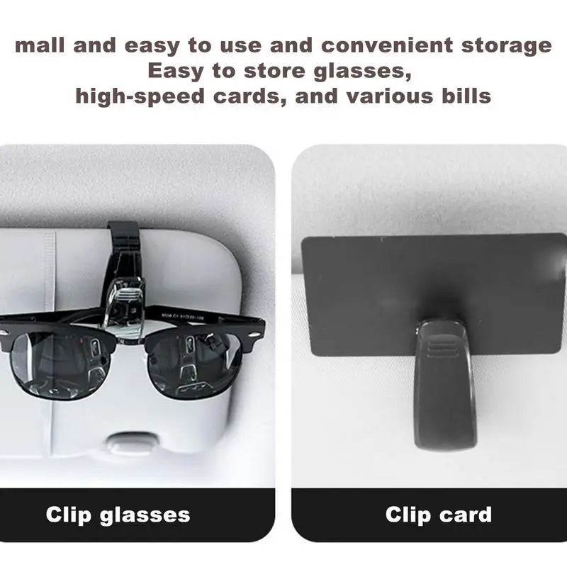 Clip Visor Sunglasses Holder Car Glasses Holder Eyeglass Mount Sunglasses Clip Stable And Sturdy Sunglass Visor Clip Holds smile