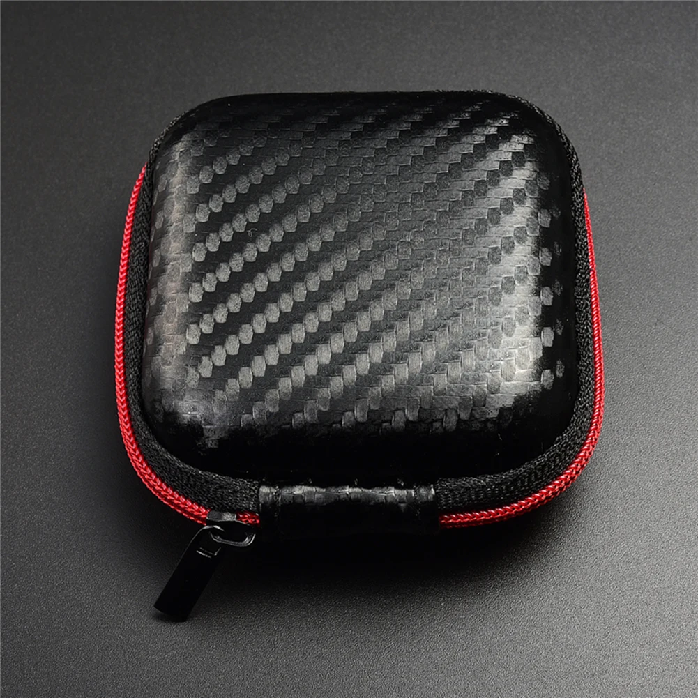 Hard Shell EVA 10-1PCS Earphone Charging Cable Storage Box for KZ QKZ Headset Data Cable Holder Portable U Disk Organizer Bag smile