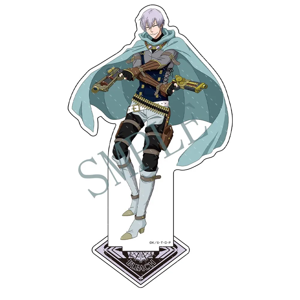 Kuchiki Anime Byakuya BLEACH Ulquiorra cifer Kurosaki Ichigo Figure Standing Doll Acrylic Stand Model Plate Cosplay Toy Gift smile