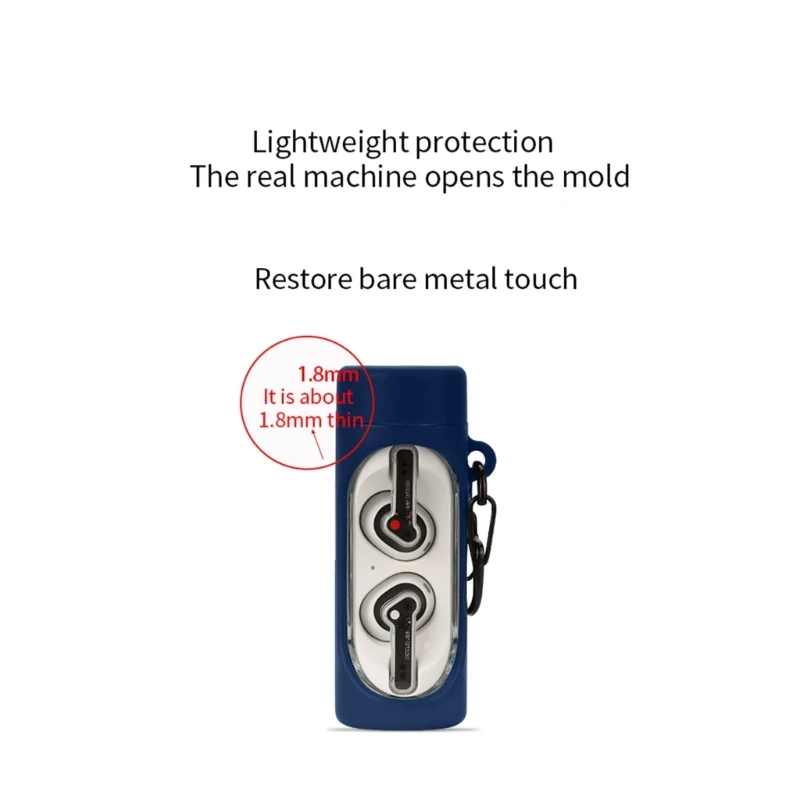 Suitable for Nothing Ear (1)(2)stick Shockproof Headphone Sleeve Impact-resistant Soft Housing-Anti Dust Washable-Silicone Cover