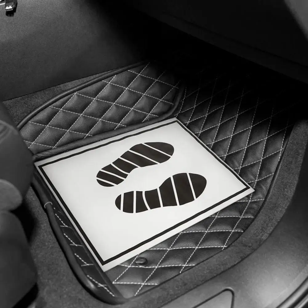 25/50/100Pcs Paper new Floor Mat Disposable Car Floor Mats Car Mat Protector Car Paper Floor Anti-dirty Mat 2025 Car Interior Accessories