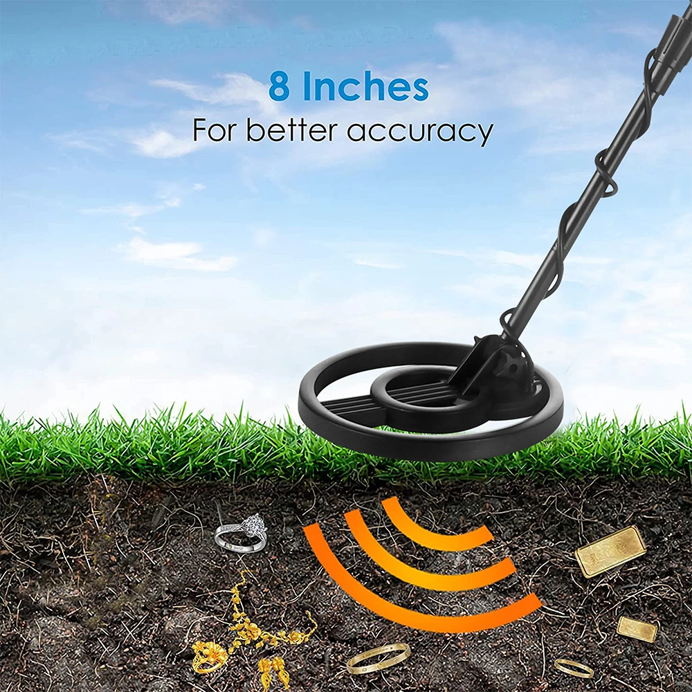 MD4070 Underground Metal Detector High Sensitivity Jewelry Treasure Gold Waterproof Metal Detecting Coins Finder Adult Children