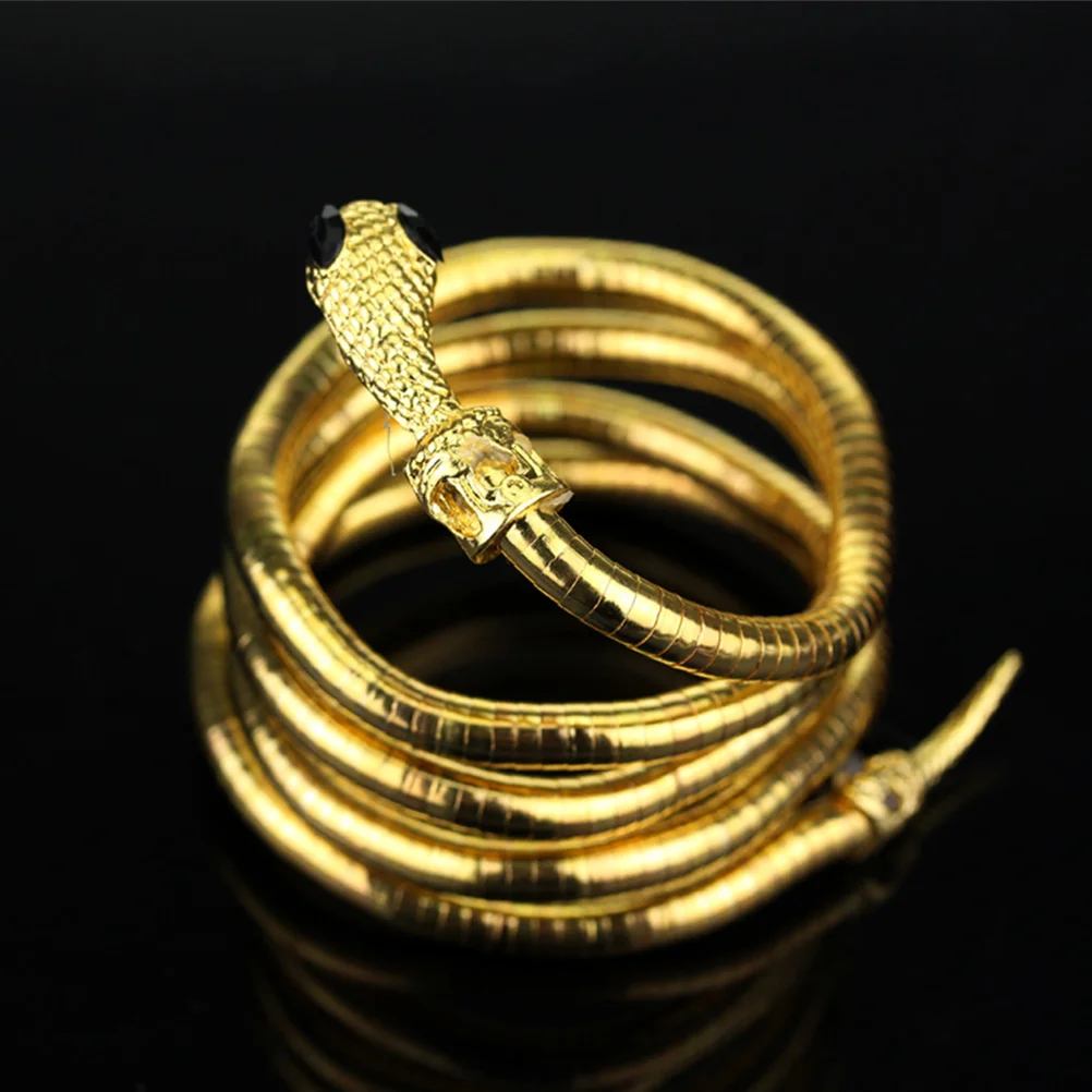 Bracelet Accessory Snake Womengle Punk Jewelry Aesthetic Minimalist Cuff Choker Necklace Wrap Egyptian Costume Arm smile