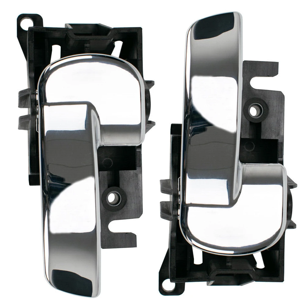 Car Inner Door Handle Front Rear Left Right Chrome For Nissan Navara D40 Ute for Nissan Pathfinder R51 05 806714X02B 806704X02B
