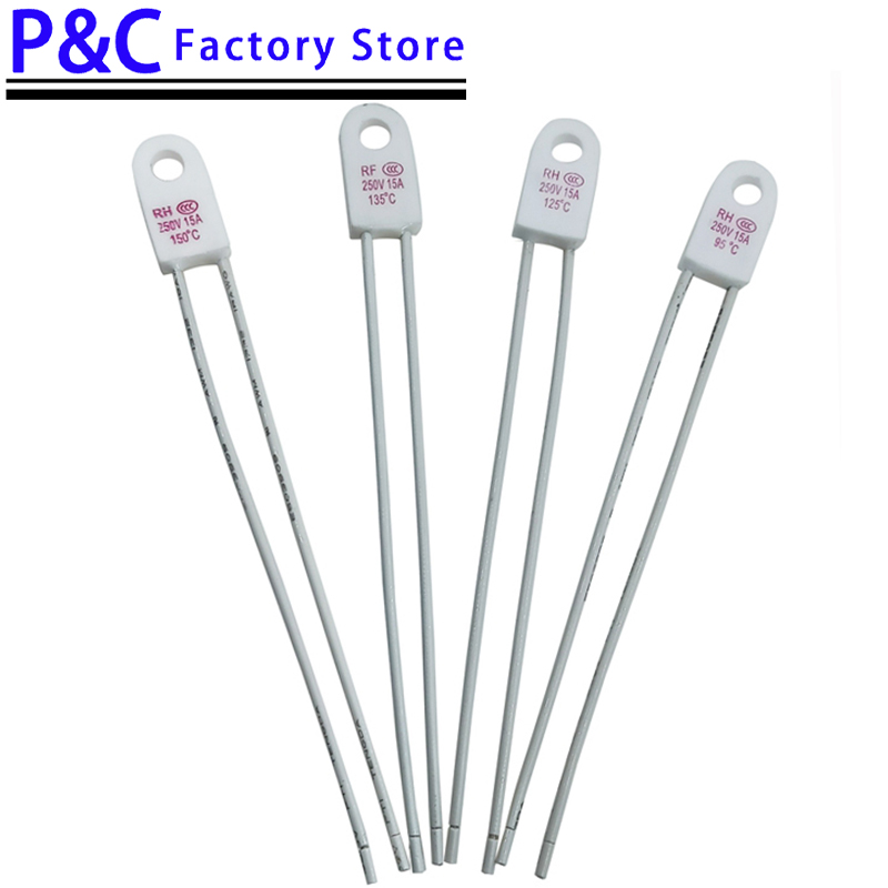 RH 95C 115C 125C 130C 135C 150C 180C 230C 240C Degree RH cutoff temperature fuse 15A 250V fan motor thermal fuse