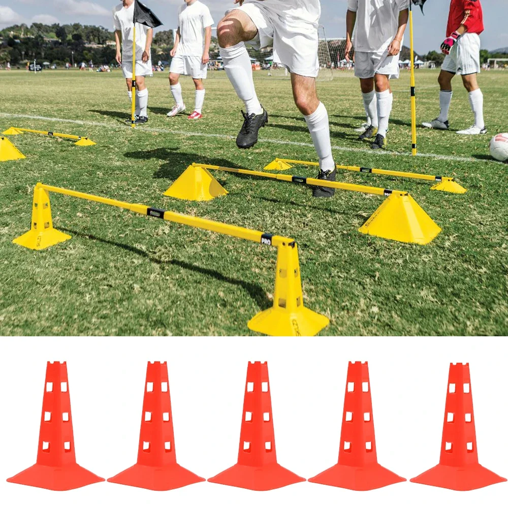 Durable Cones 32cm Sports Skating Football Training Workout Marker Disc Mark Barrier Skating for Kids Field Activity smile