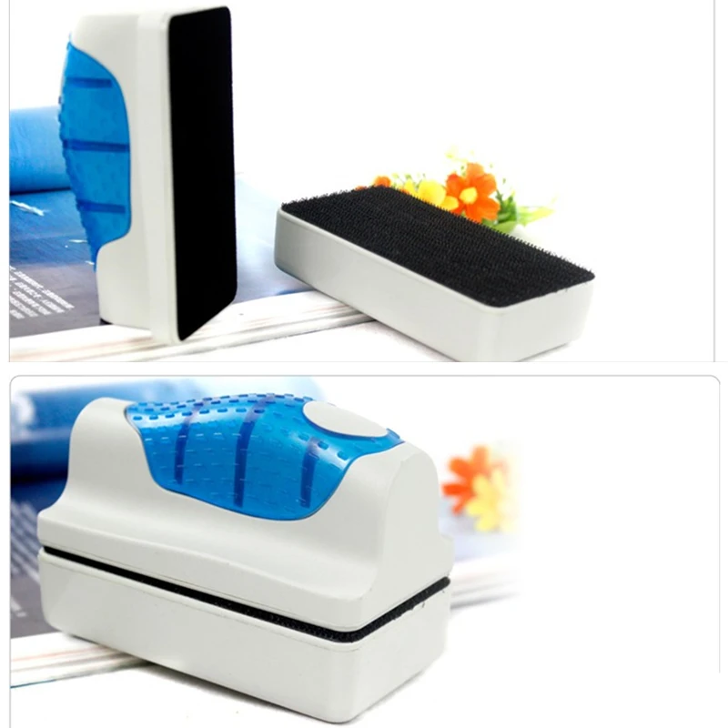 Magnetic Fish 2In1 Aquarium Tank Brushes, Glass Window Algae Cleaners, Cleaners, Brushes, Plastic Sponge Accessories smile Brushes, Cleaners, Cleaners
