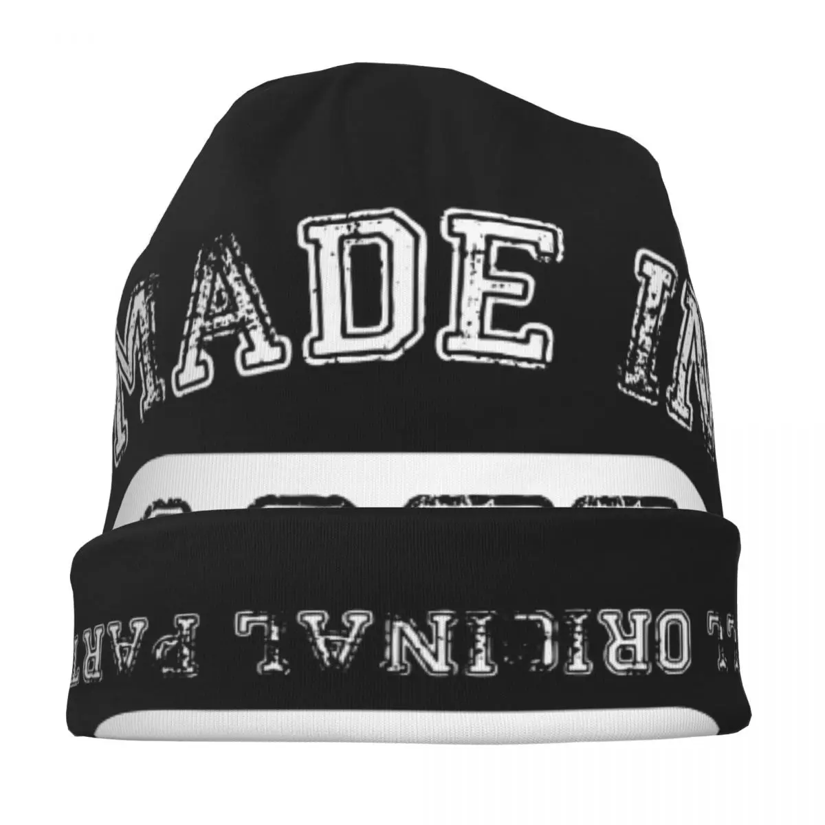 Made In 1977 All Original Parts Cap Happy Birthday Autumn Winter Outdoor Skullies Beanies Hats Spring Warm Bonnet Knitted Hat