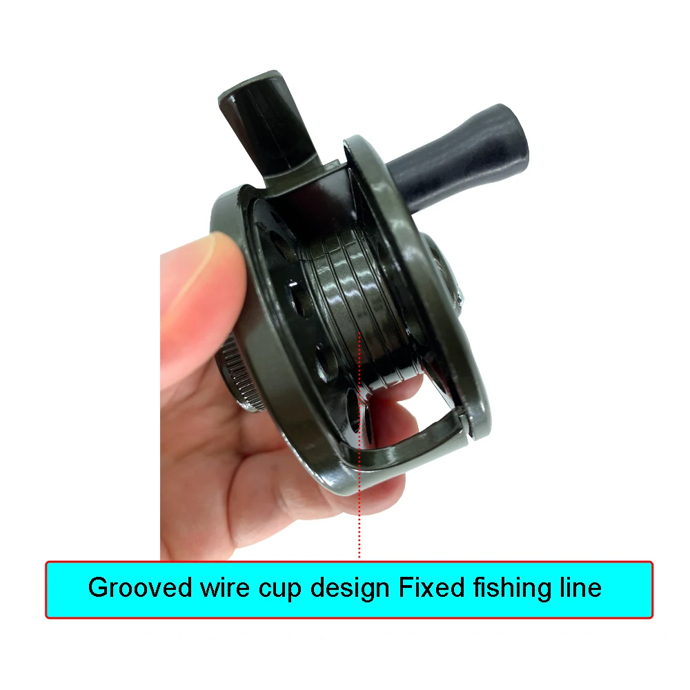 Combo Fishing Reel Fly Fly Reel Large Arbor for Trout Bass Carp Pike Panfish smile