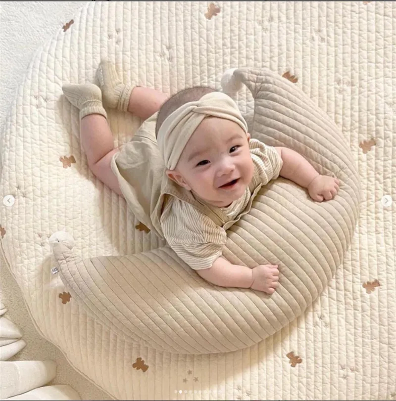 U Shape Baby Breastfeeding Pillows Cotton Nursing Head Support Cushion Newborn for Outdoor Traveling Camping Portable Cushions