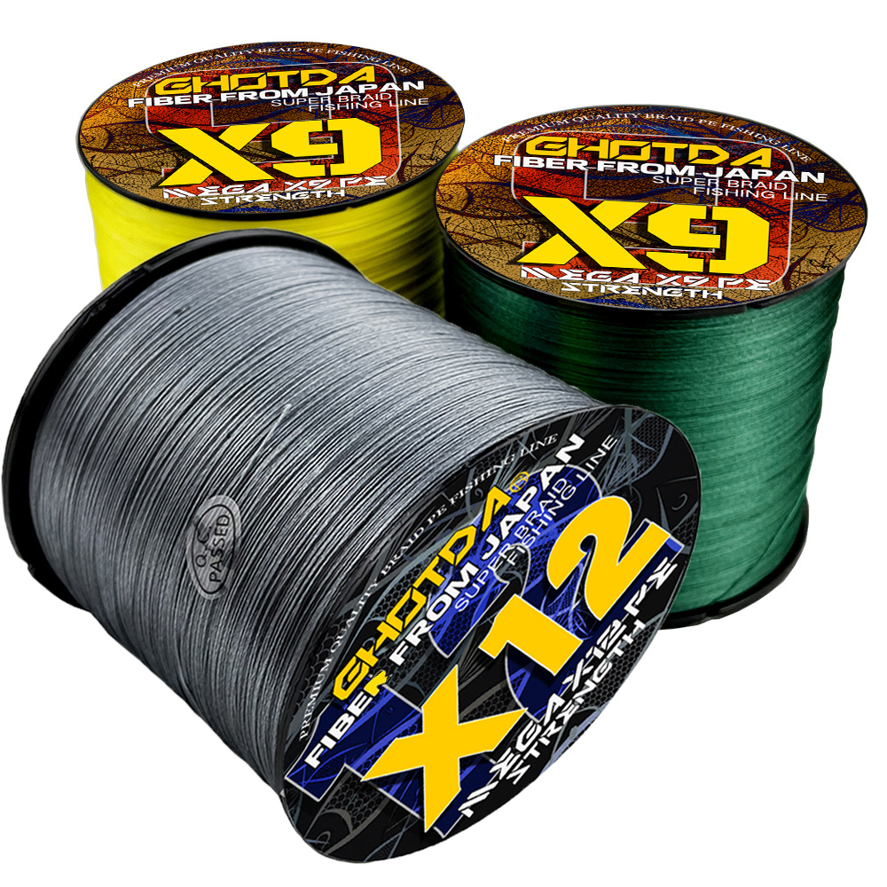 Casting Carp Fly Long Fishing Line ddmysmile 9/12 Strands PE Multifilament 300M Premium Braided Ocean Jig Wire 20-120Lb 0.14-0.55Mm Smile