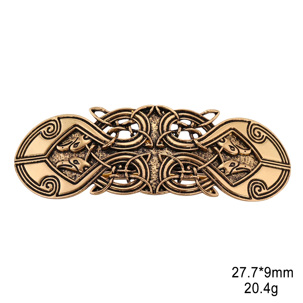 Vintage Celtics Dawapara Hairpin Knot Good Luck Amulet Witch Jewelry Hair Accessories Barrettes for Women Girls smile