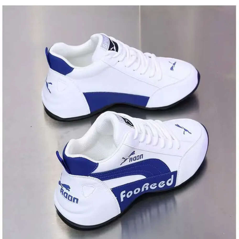 Ddmysports Men S Women New Couple Leather Sneakers Autumn And Winter Thickened All Match Lightweight Casual Shoes Trendy OUTDOOR
