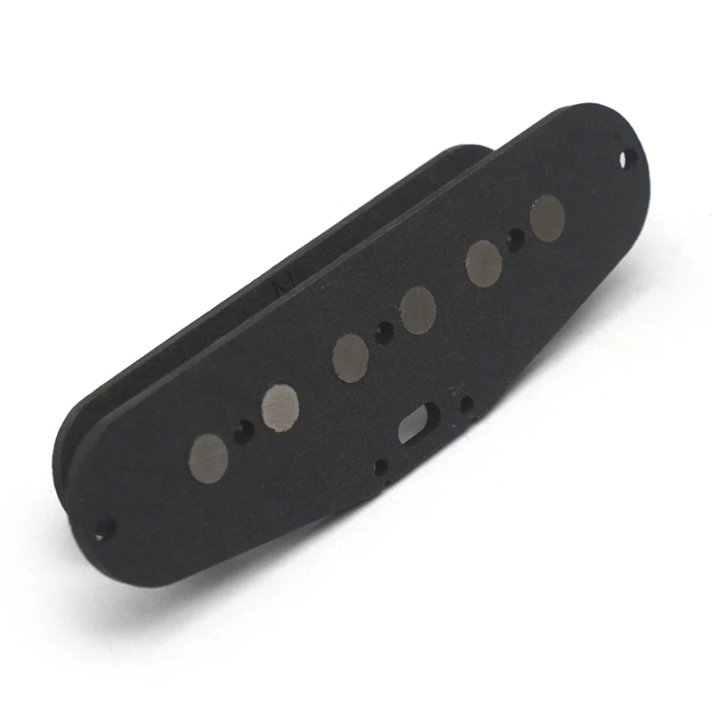 Electric Pickup DIY Kits- ST Staged Top Single Coil Alnico V Pickup Black Fiber Bobbin/Alnico V Pole Piece/Cable Pickup Kits