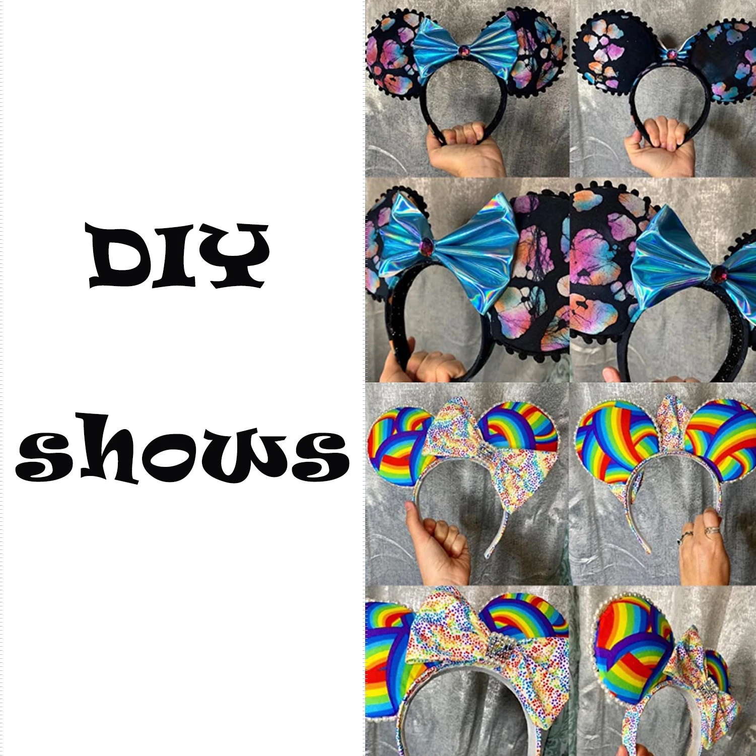 Wide Black Headband Simple Girl Women Black White ddmysmile Wholesale DIY Craft Material Cloth Headband Semi-Finished Hair Accessories Smile