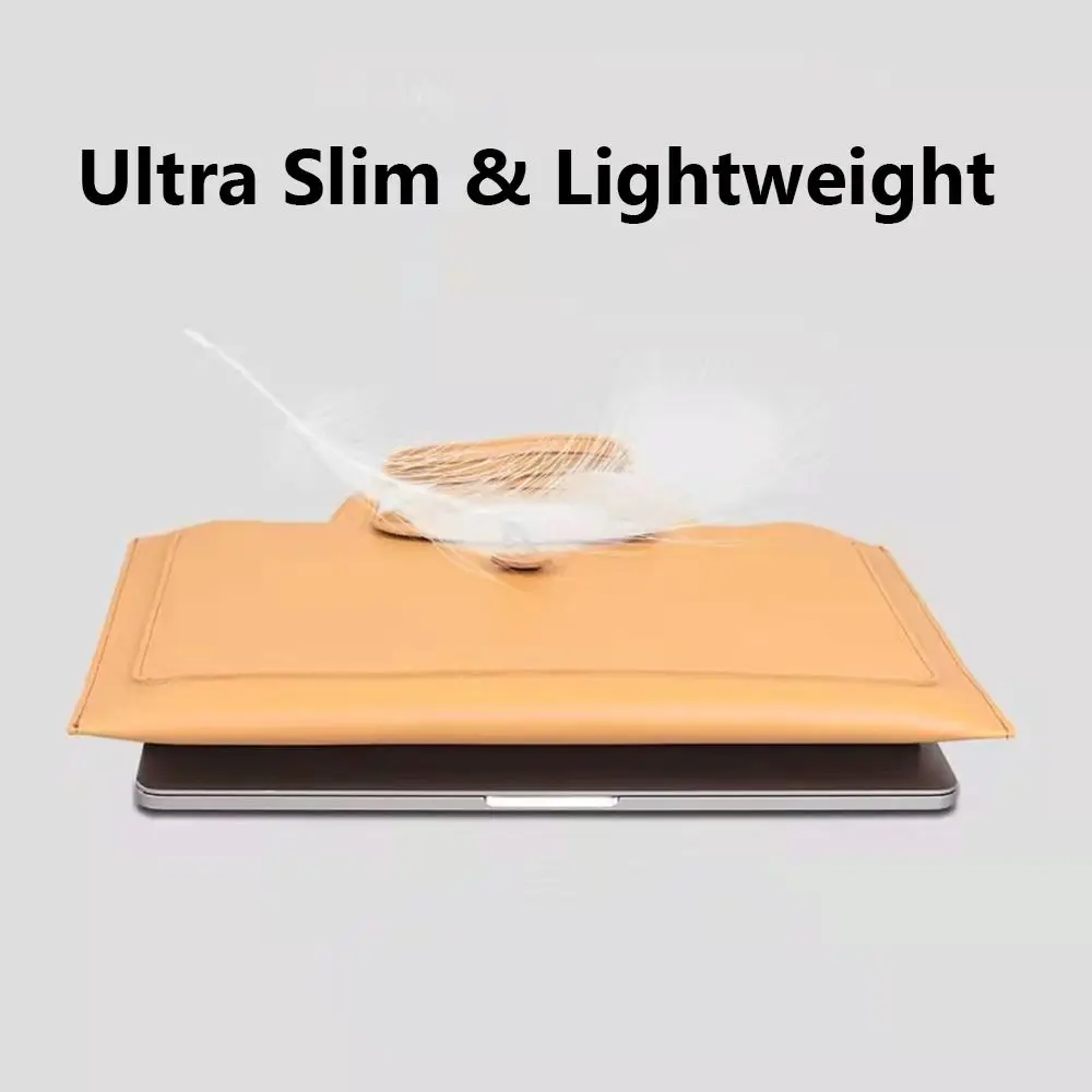 inch Handbag 13/14/15 Laptop PU Leather Sleeve Case Notebook Computer Cover Protective Pouch For For HP For Dell For Asus smile