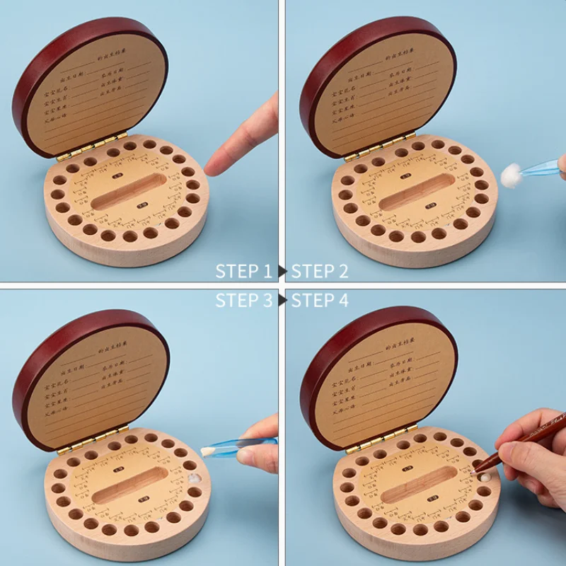 Teeth 11.8X11x4.5Cm Box Baby Memory Storage For Girls And Boys Tooth Keepsake ddmysmile With Fairy Image Smile