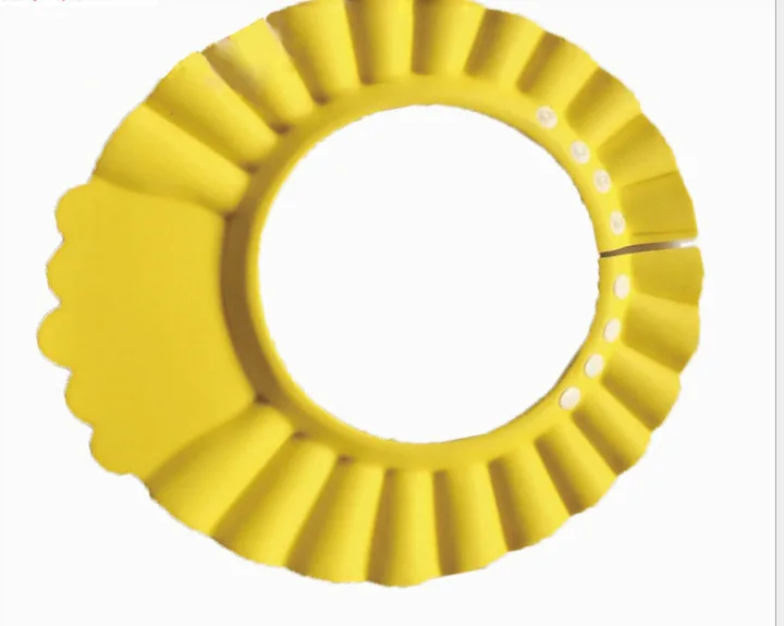 Bathing Shower Shampoo Safe Bath Protect Soft Cap Hat For Baby Wash Hair Shield Bebes Children Bathing Shower Cap Hat Kids smile