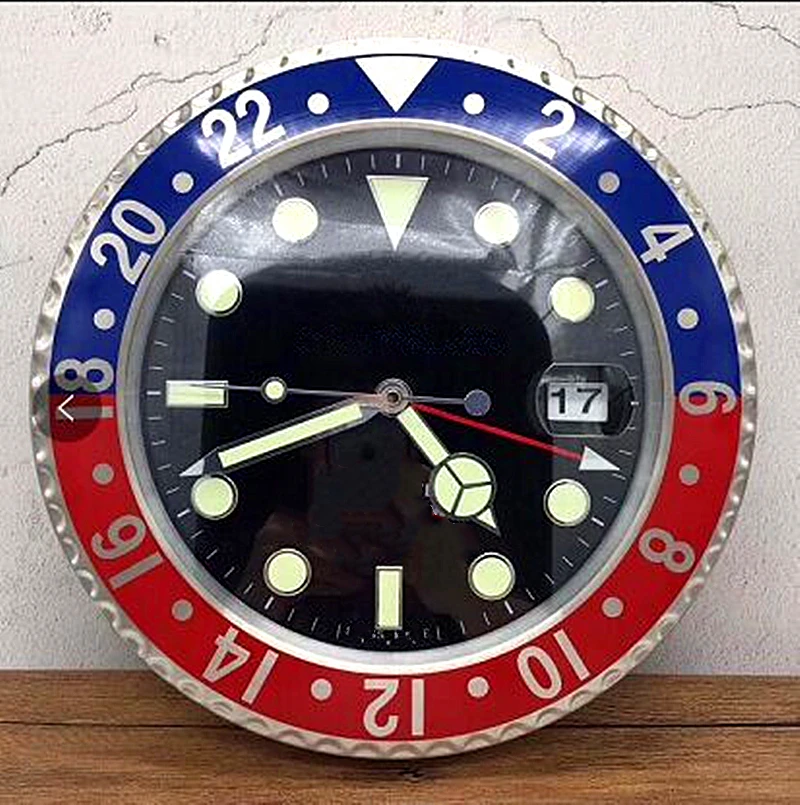 Clock New Design Luminous Wall Clock for Home Metal Hanging Clock 3d Home Decor Large Modern Vintage Clocks smile