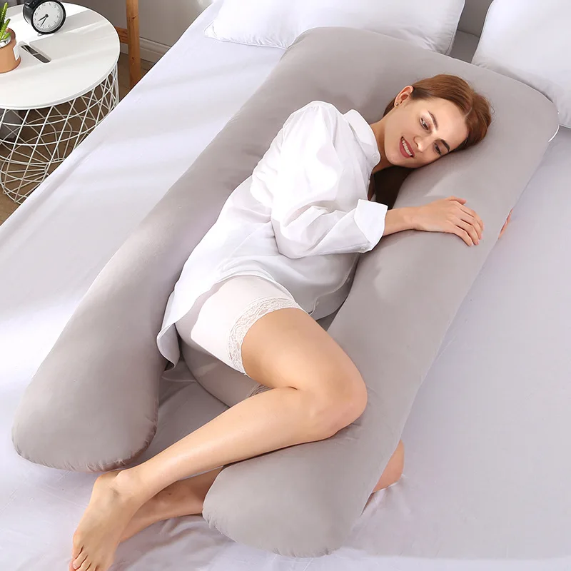 Waist Support Side Lying Removable and Washable Pregnancy Pillow U-shaped Pregnancy Pillow
