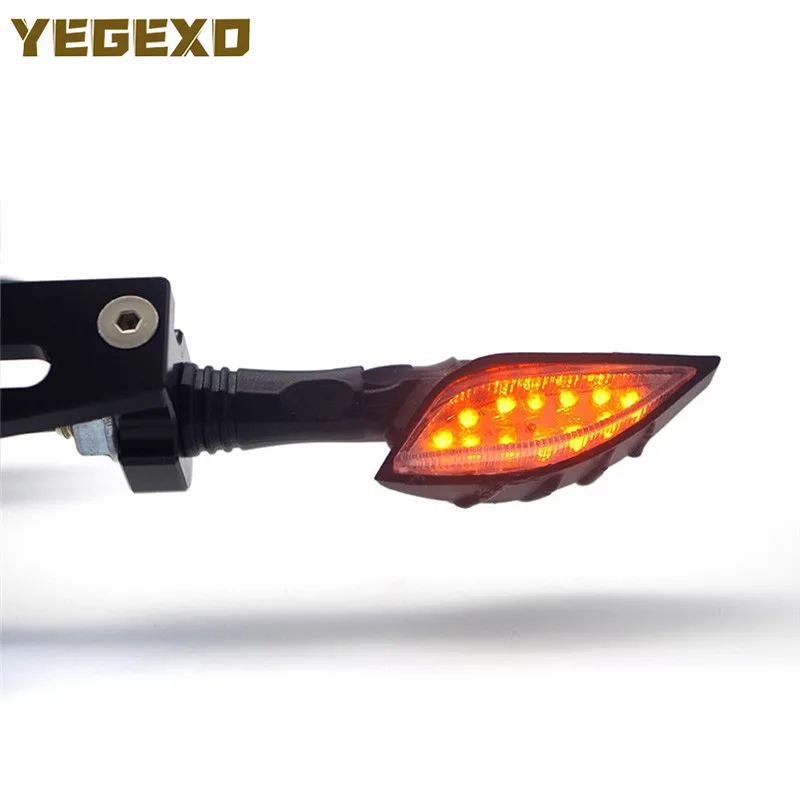 Motorcycle License Turn Signal Blinker Accessories For Honda bros 160 cb 900 hornet vlx dominator nx650 cb500f sh 125
