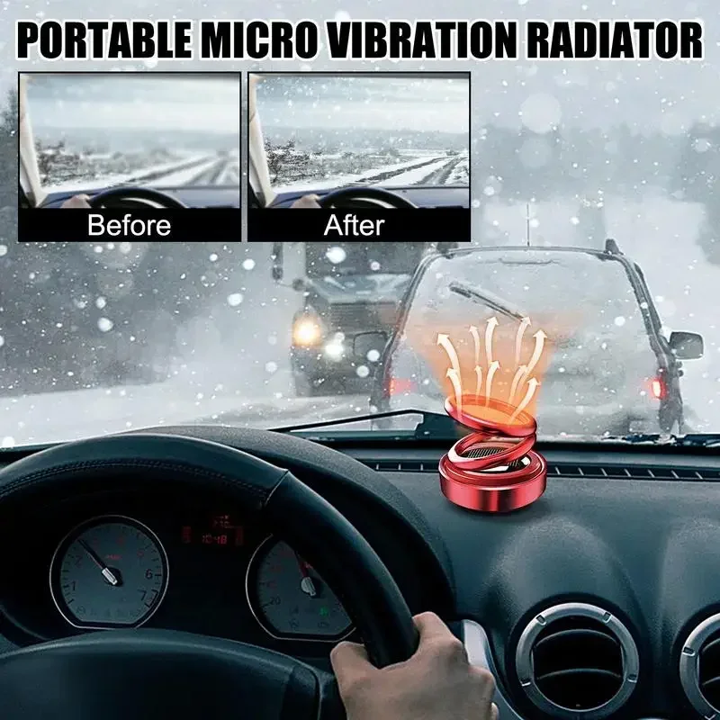Mini Portable Automotive Car Heaters Windshield Defroster Kinetic Heater for Car Portable Kinetic Molecular car winter Accessory