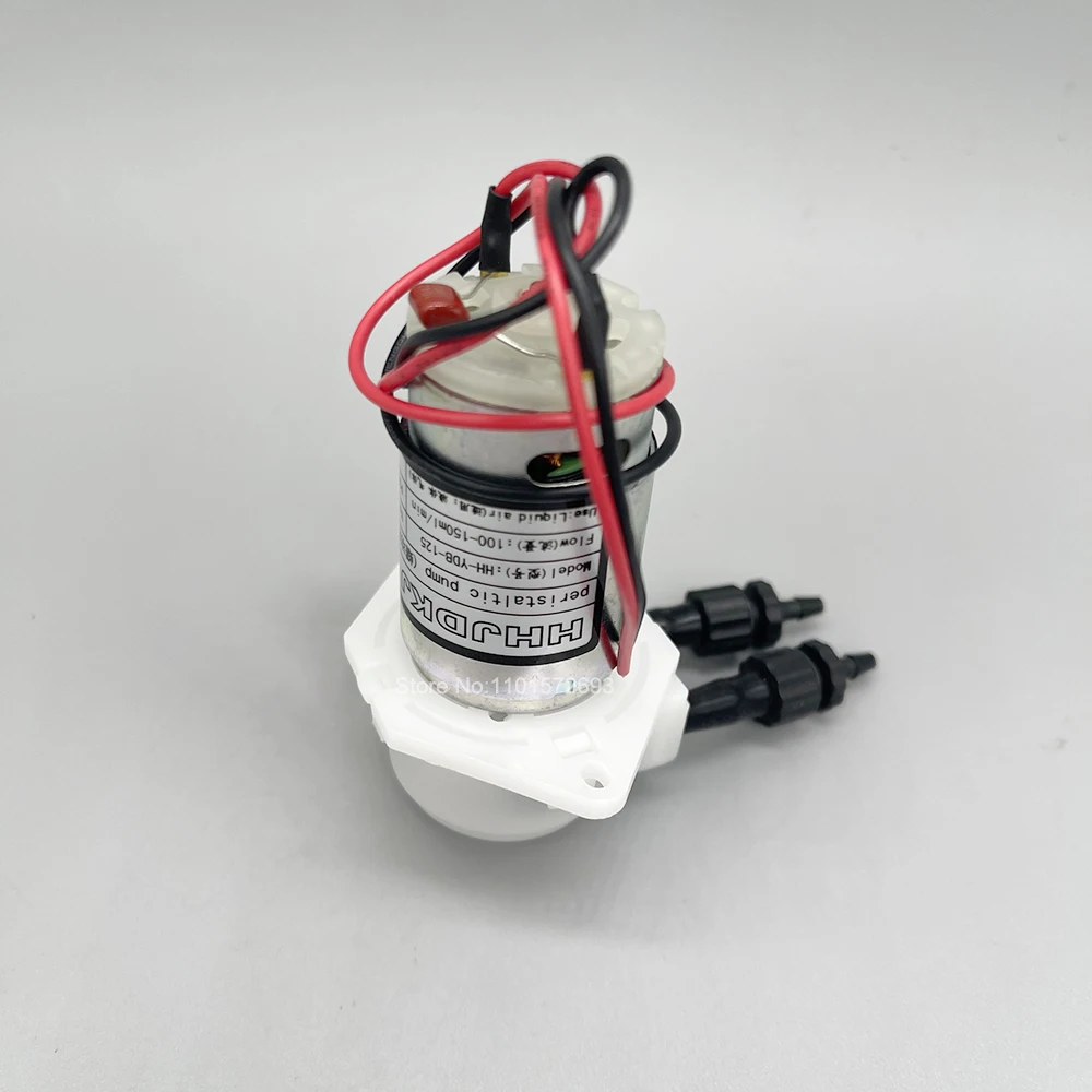 1PC Peristaltic Ink Pump HH-YDB-125 for Human Allwin Large Format Sovlent UV Printer Spare Parts 100-150ml Flow 24V DC Ink Pumps