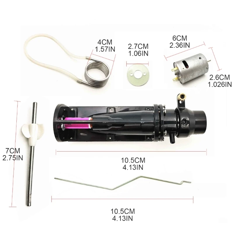 RC Boat Thruster Jet Pump Remote Control Boat Pusher Sprayer Water Thruster 16mm Propeller 380 Motor for RC Model Boats