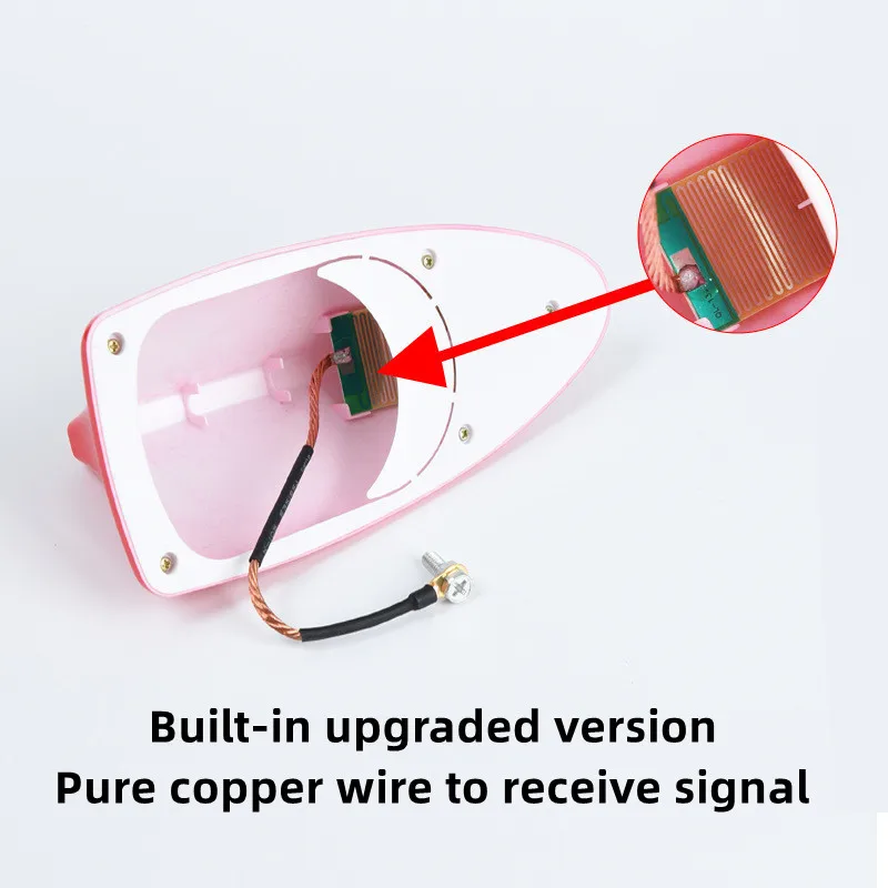 Car Shark Fin Antenna Tops Cover Radio FM Antenna Signal Universal Roof Signal Radio Antenna Signal Top Car Stickers Accessories