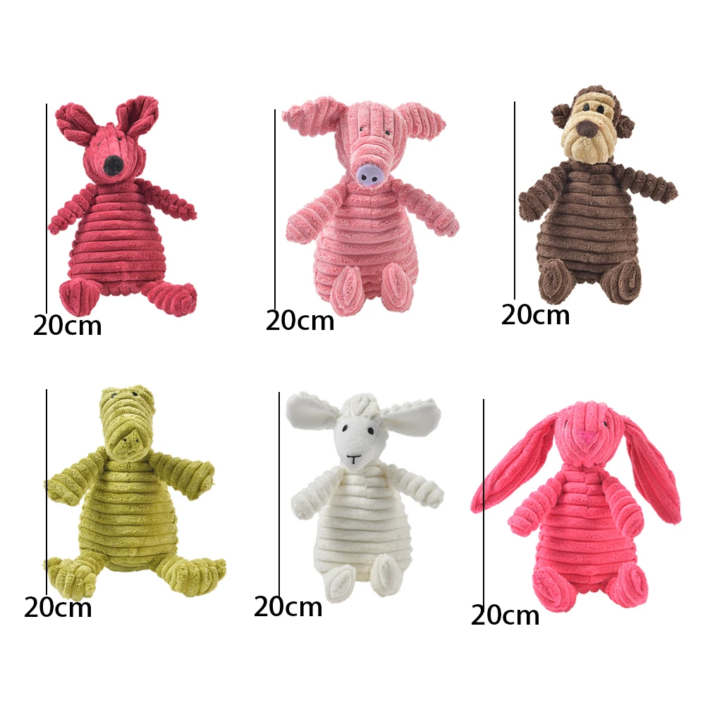 Pet Toys Dogs Law Fighting Molar Toy Cat 2025 Vent new Training Corduroy Monkey Pet Dog Vocal Toys Plush Toy