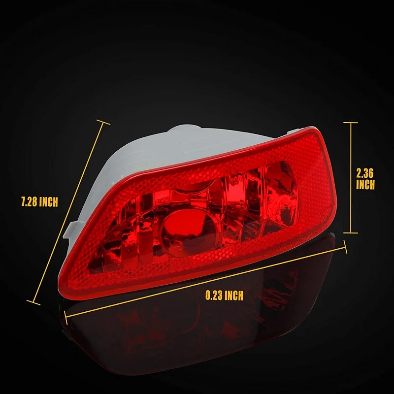 Bumper LED Reflector Rear Light Fit for Jeep Grand Cherokee Journey 2011 2012 2013 2014 2015 2016 2017 2018 Left Right Tail Lamp smile