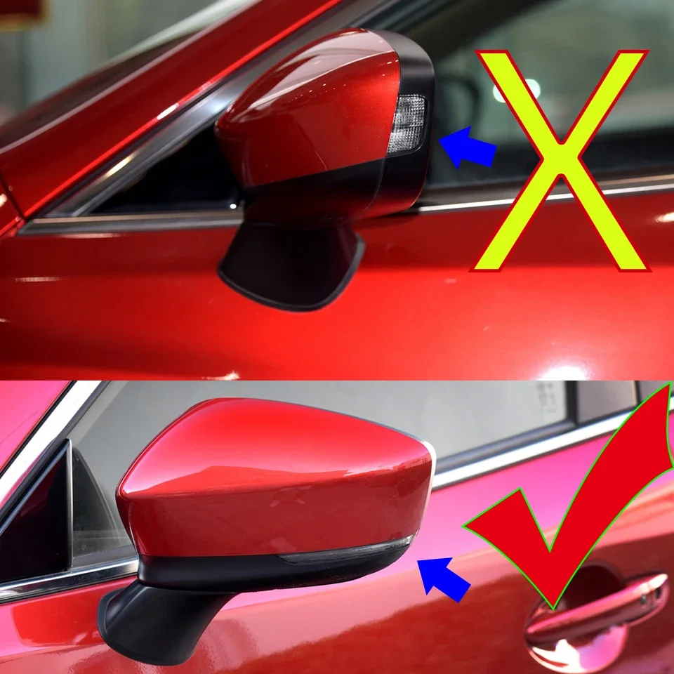 Door Wing Side Mirror Shel Cap For Mazda 6 Atenza 2018 2019 2020 2021 Rearview Mirror Cover Housing Lid Black Blue Red Painted