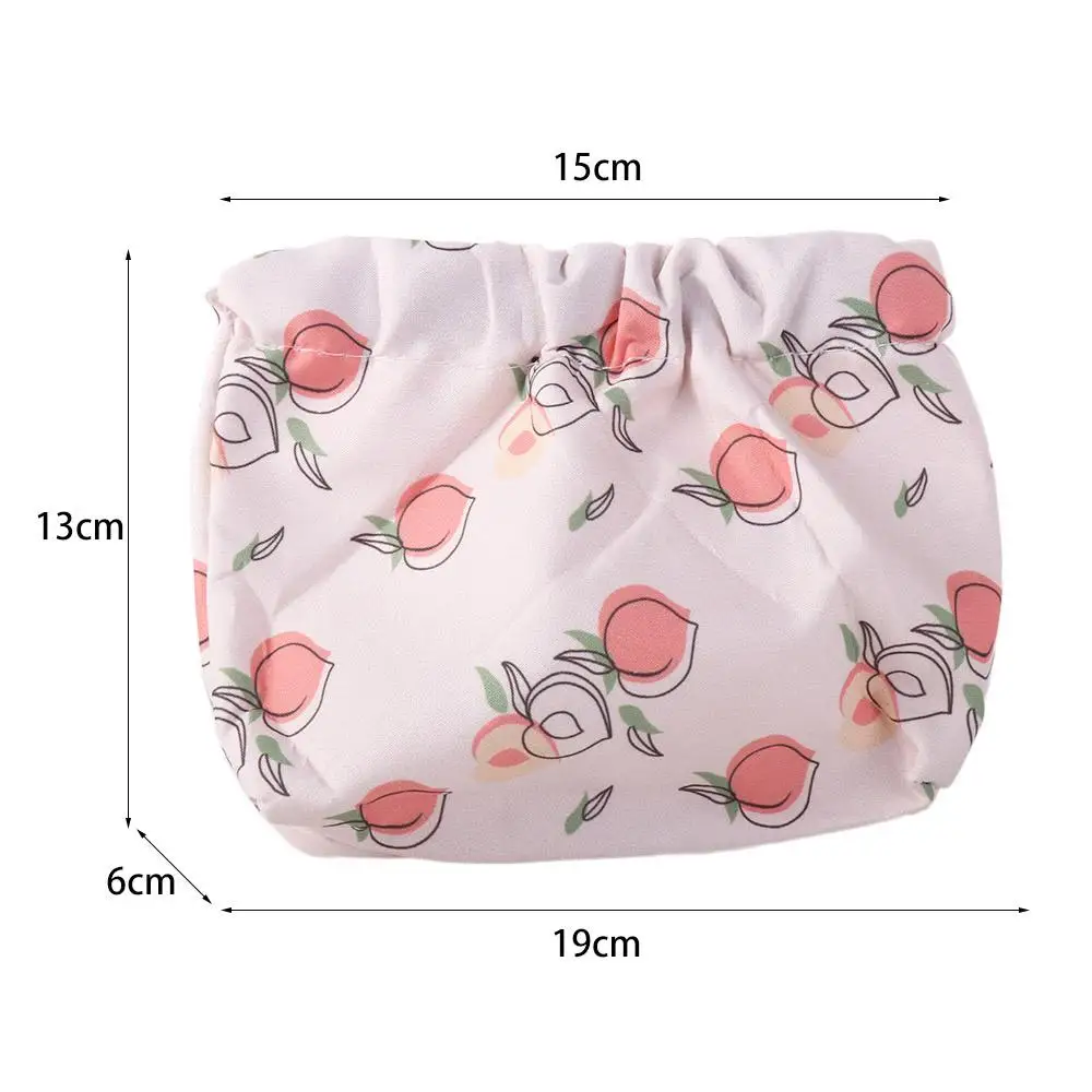 Waterproof Purse Coin Mini Stripe Flower Spring Bag Self-closing Women Change Storage Bag Jewerly Packing Bags smile