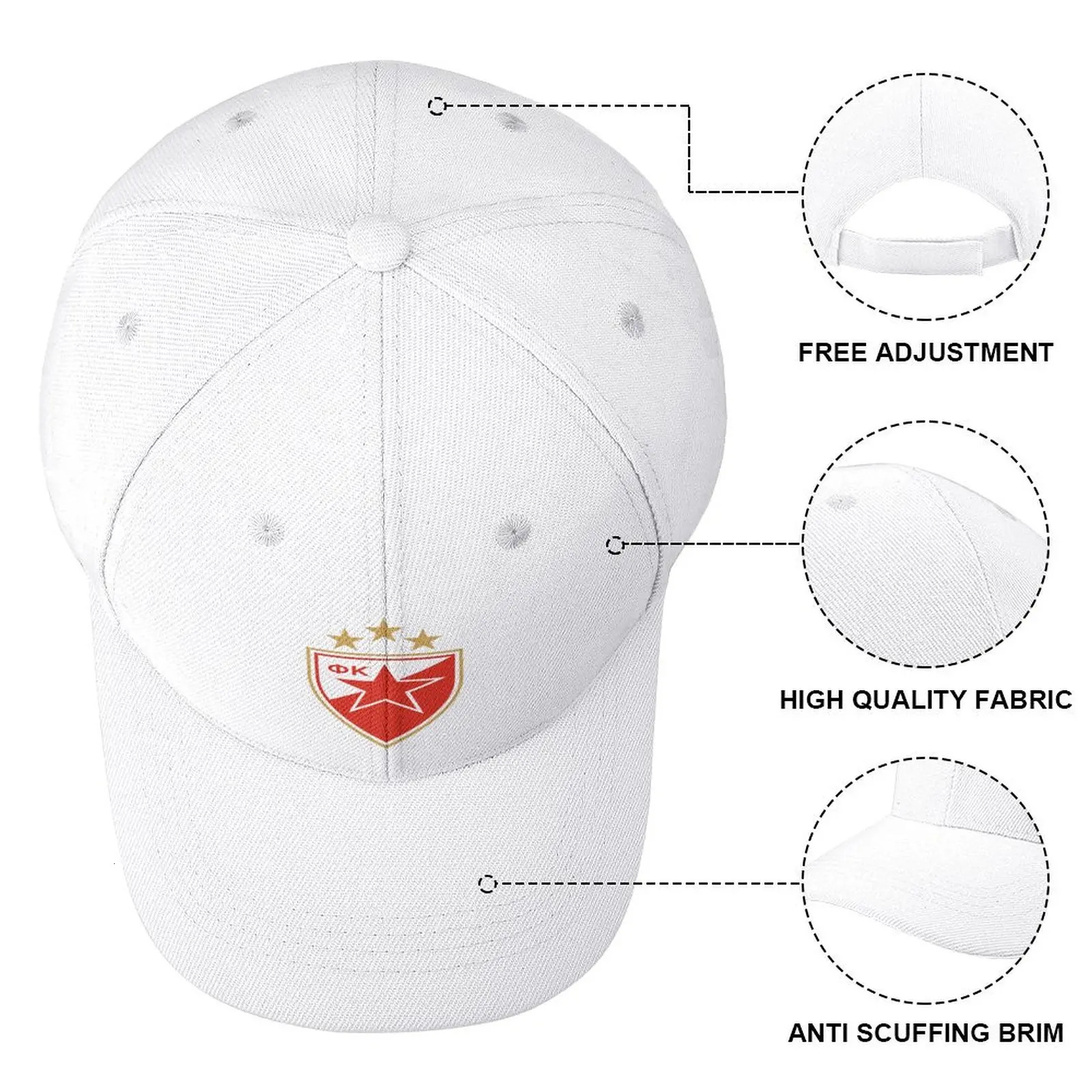 Crvena Zvezda FK Baseball Cap Hat birthday dad hat derby Girl Mens 240521