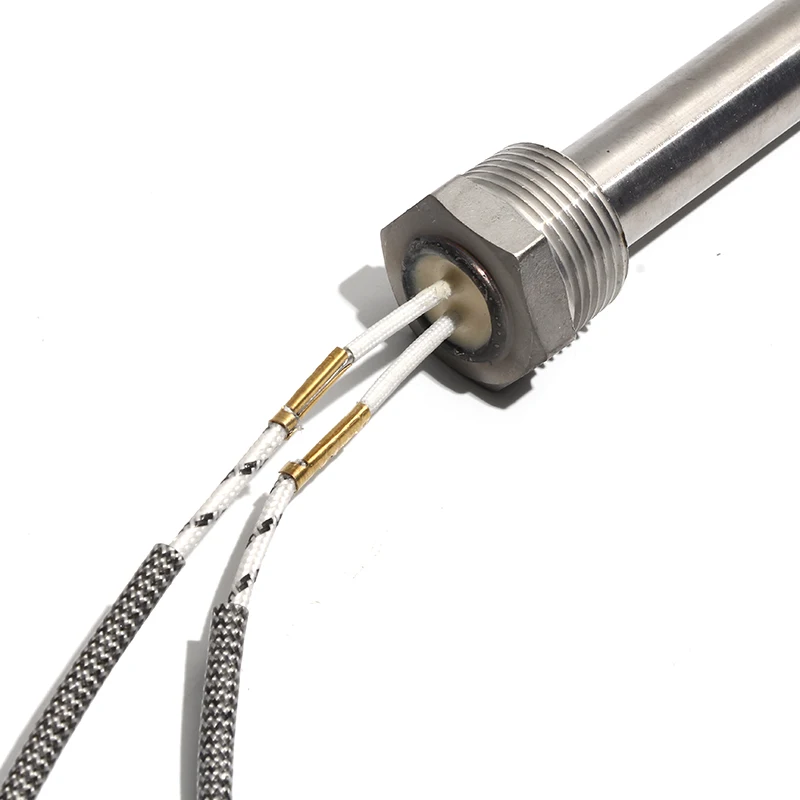 LUJINXUN 25mm x 350-550mm 2.5KW-4.5KW DN25/32mm NPT Thread Cartridge Heater Element Accept Custom