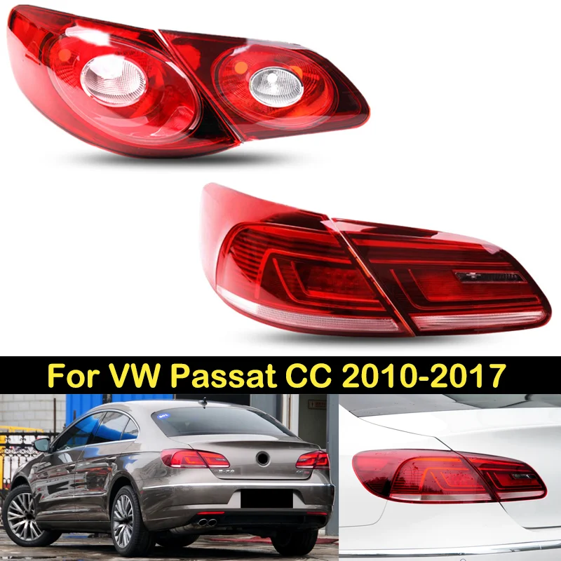 DECHO Taillight For VW Passat CC 2010 2011 2012 2013 2014 2015 2016 2017 Brake Light Rear bumper Taillights taillamps tail light