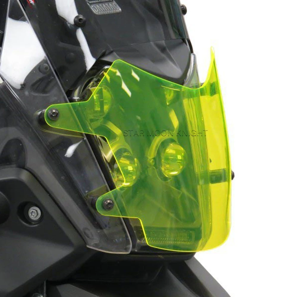 Motorcycle Accessories Acrylic Headlight Protector Light Cover Protective Guard For YAMAHA Tenere 700 Tenere700 XT700Z 2019 -