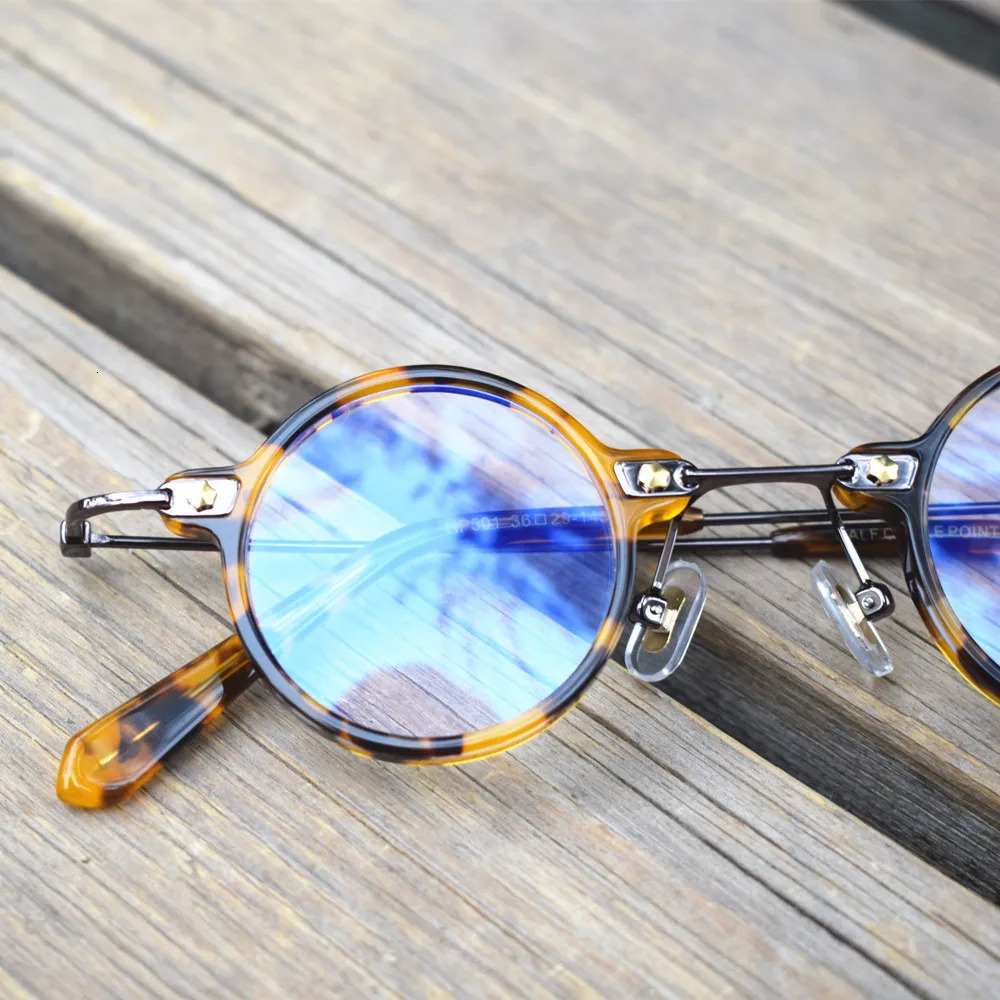 Cubojue Round Male Reading Glasses 36mm Eyeglasses Frame Men Spectacles for Presbyopia Black Tortoise Transparent 150 200 250 240514