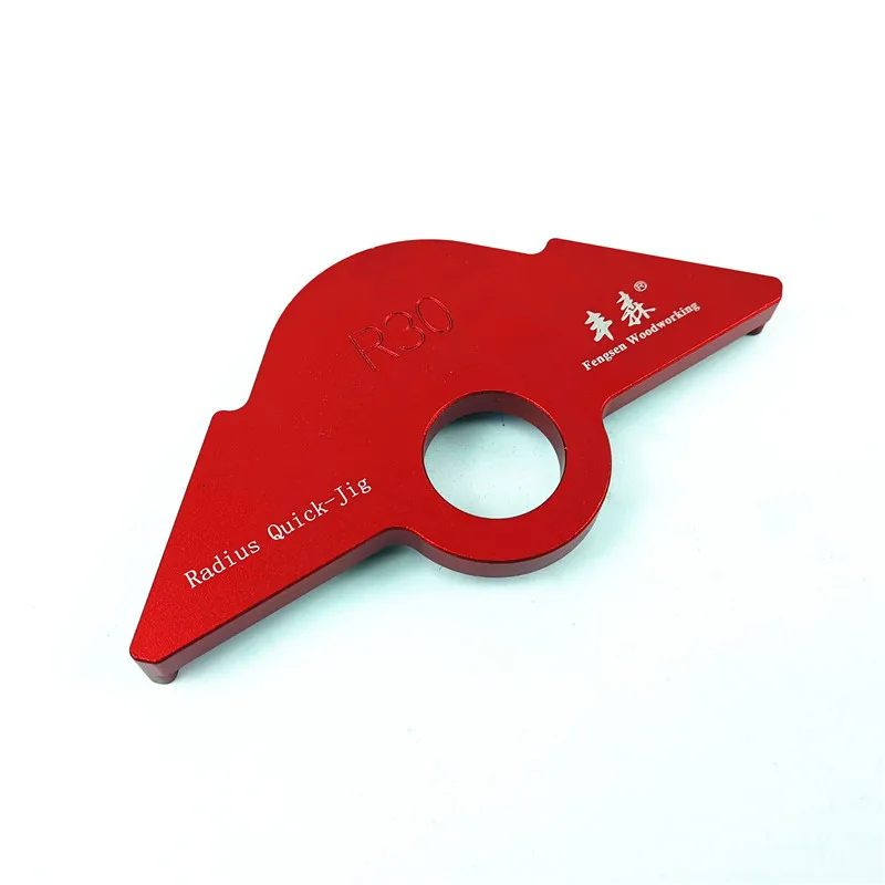 R Woodworking NEW R20/30/40 Gauge Angle Arc Trimming hine R Angle Arc Positioning Template Corner Jig for Router Table smile
