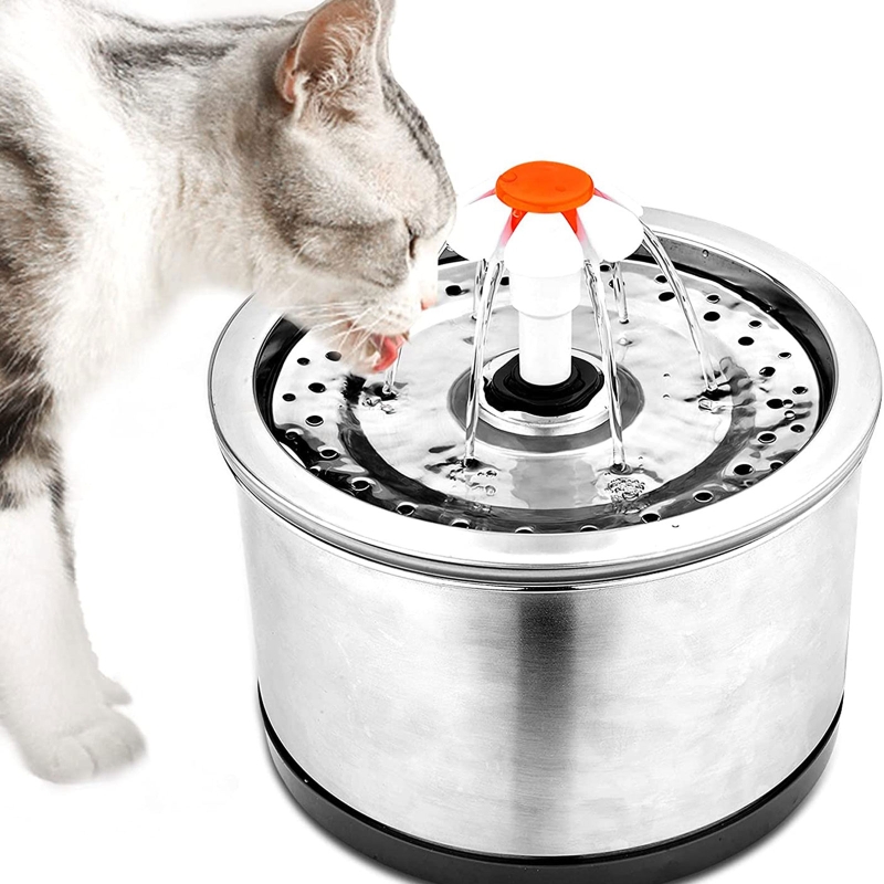 1 PC Replaced Flower For Round Shape Cat Fountain Drinker Cat Feeder Drinking Bowl Flowing Flowers