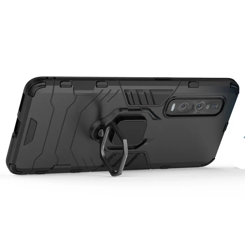 Stand Armor Ring Holder Case Shockproof Stand Cover For OPPO A32 A33 A16s A53s A54s A54 A74 5G A93 Find X2 Lite Neo X3 Pro ddmysmile X5 Smile