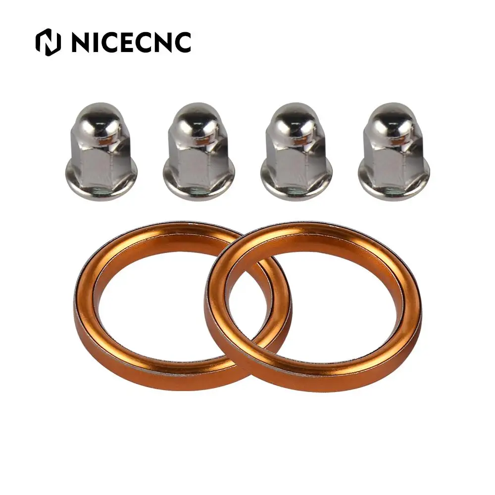 Exhaust Muffler Pipe Gasket Nut For Honda XR200R 1981-2002 XR250R 1981-1982 XL250R 1982-1987 XL500R 1982-1982 Goldwing 1500
