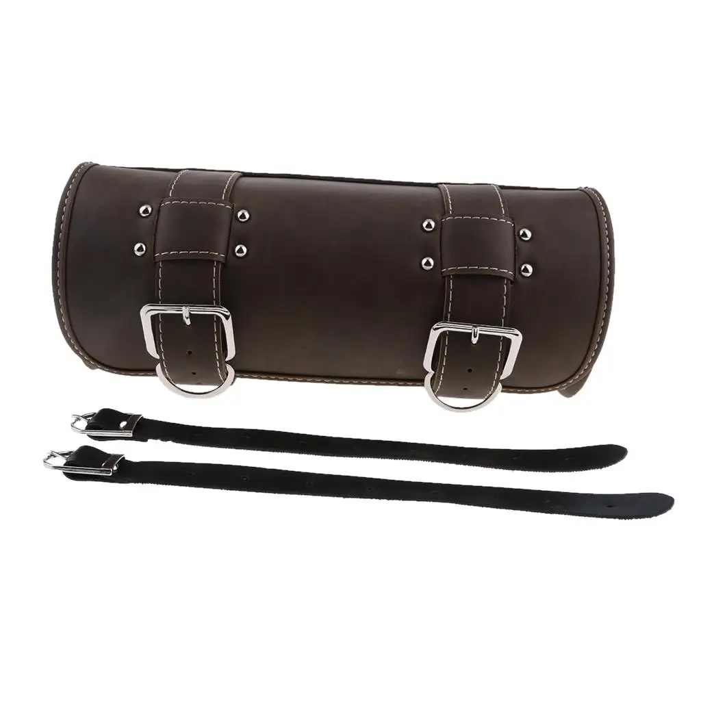 Motorcycle Tool Bag Saddlebag PU Leather Storage Tool Pouch