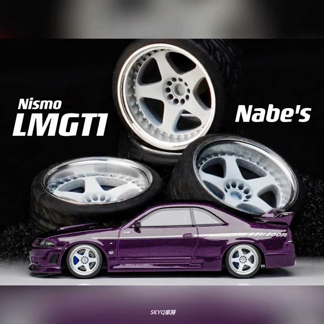 Cars Diecast Model Cars 1/64 Chika wheels with rubber tires car modification parts VIP suitable for Hotwheels Tomica MiniGT d240527
