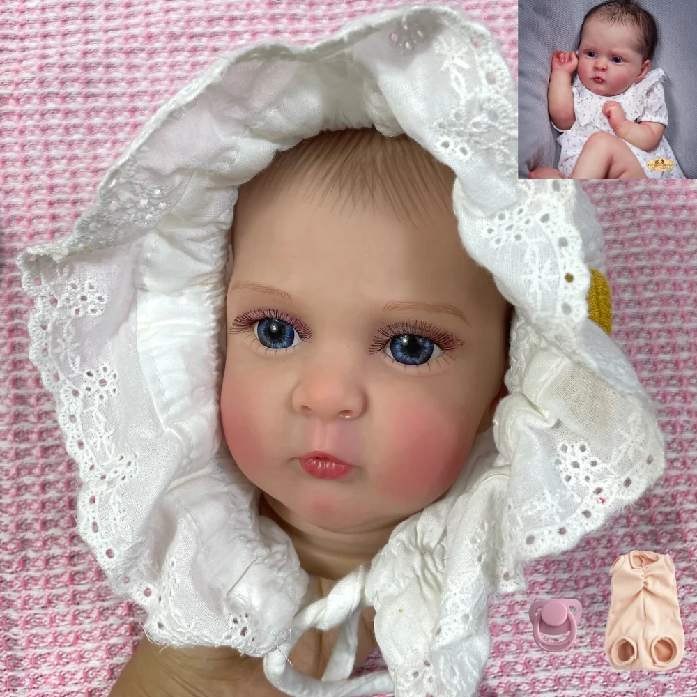 19Inch Painted/Unpainted Reborn Doll Kit Jocy With Cloth Body 2025 Unfinished Unassembled Mold High Quality new Handmade Doll Parts